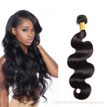 Wholesale Vendors Cheap Natural Black Body Wave Virgin Mink Human Brazilian Hair Bundles